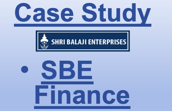 SBE Finance Case Study